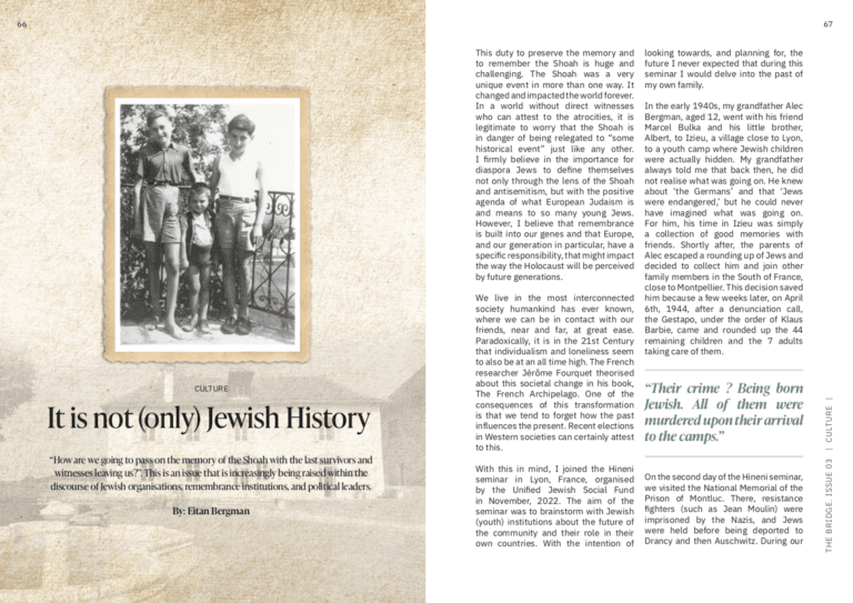 The Bridge Magazine III – Réfléctions